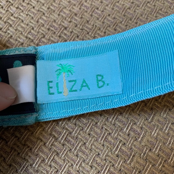 Eliza B Navy Flip Flop D- Ring Fabric Belt - M - Picture 4 of 5